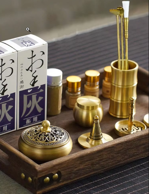 Brass Incense Burner Set