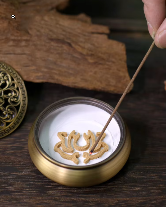 Brass Incense Burner Set