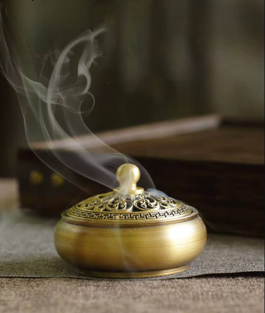 Brass Incense Burner Set