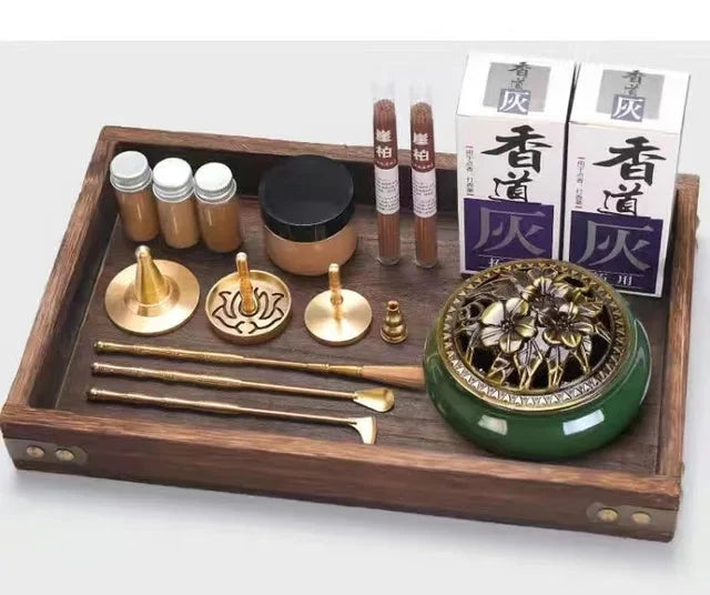 Brass Incense Burner Set