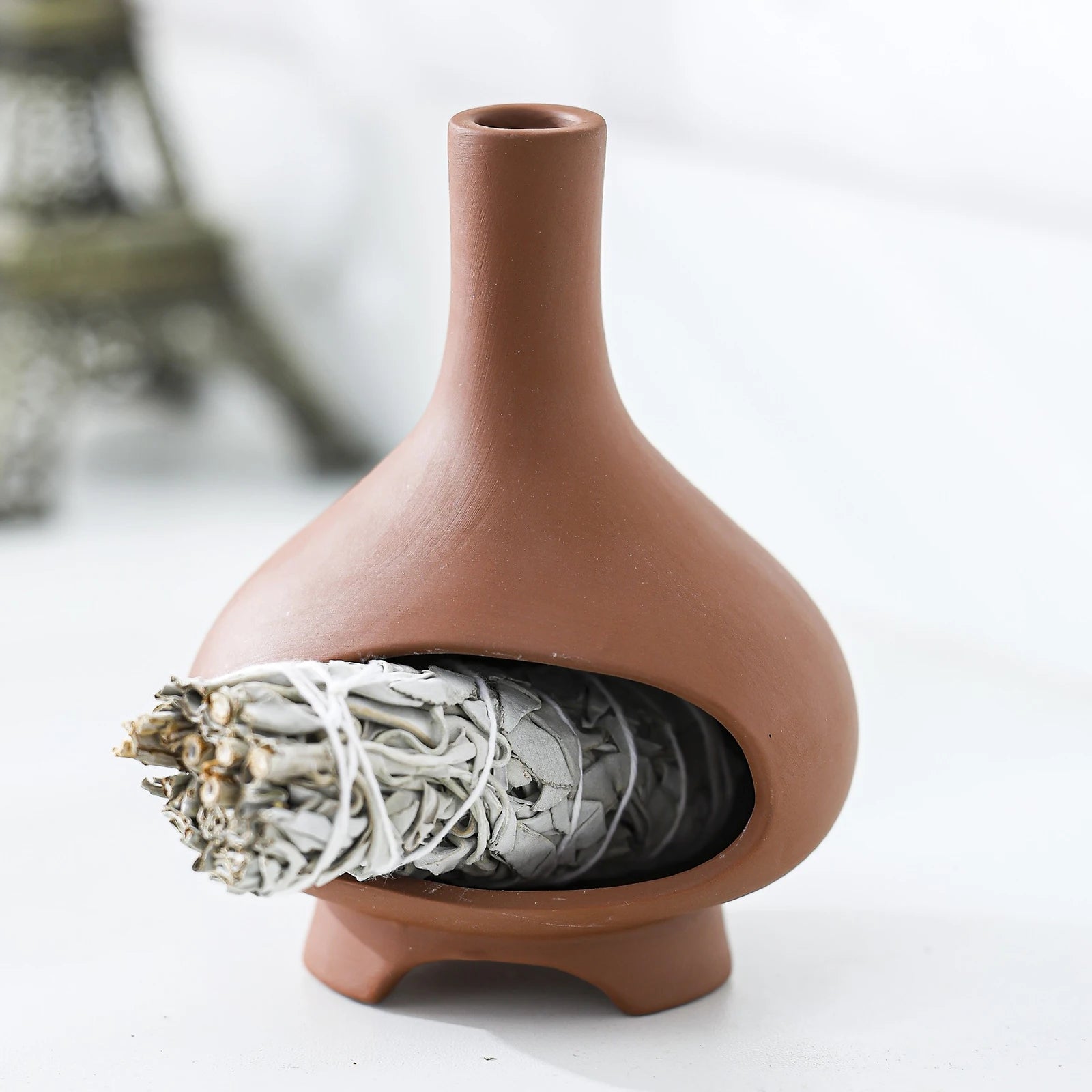 Ceramic Palo Santo Incense Burner Holder