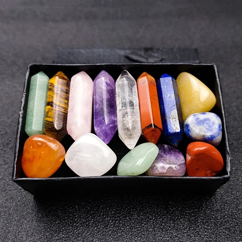 Healing Gemstones & Crystals Set - 14 pieces