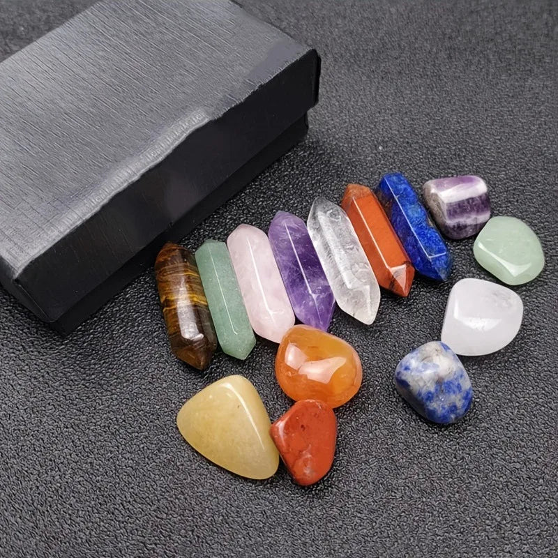 Healing Gemstones & Crystals Set - 14 pieces