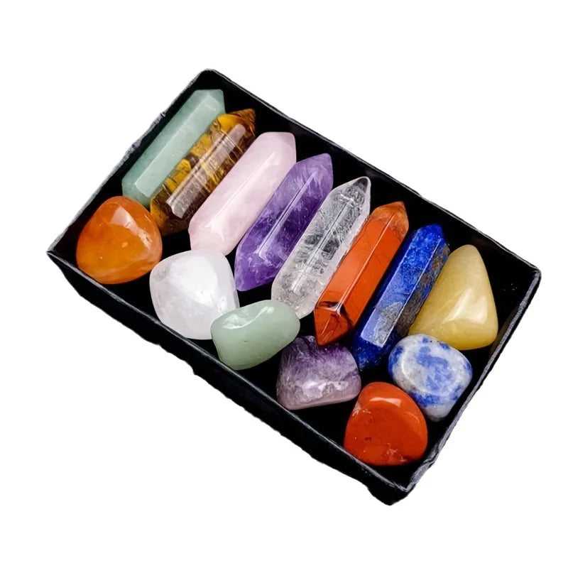 Healing Gemstones & Crystals Set - 14 pieces