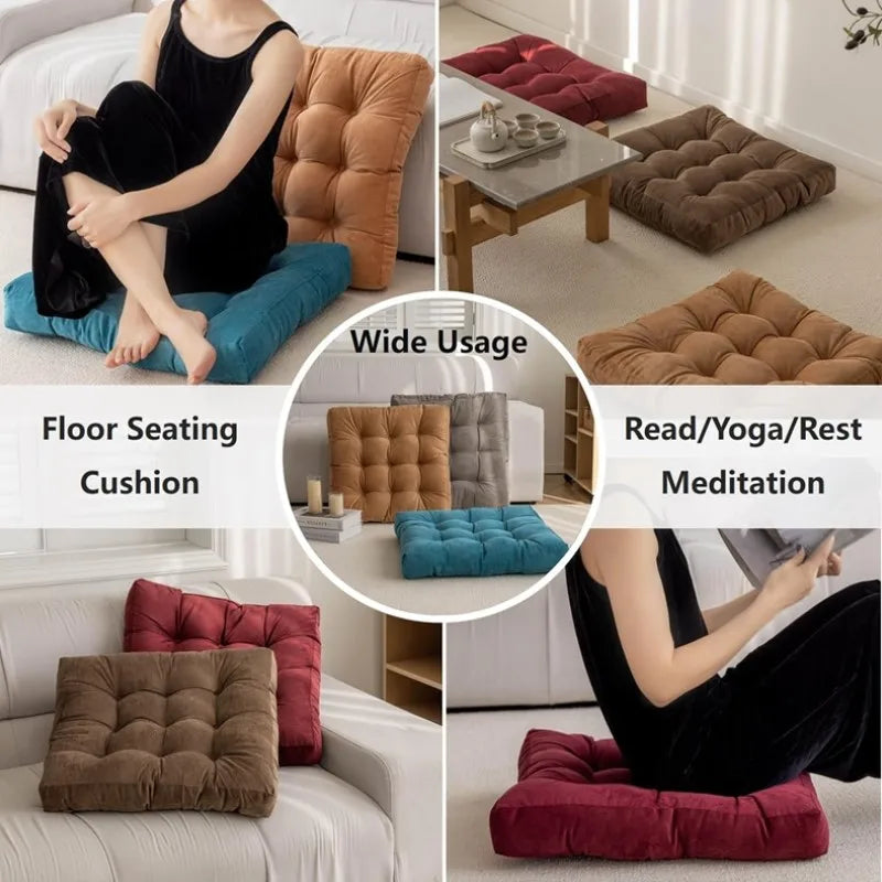 Square Floor Seating Pillow