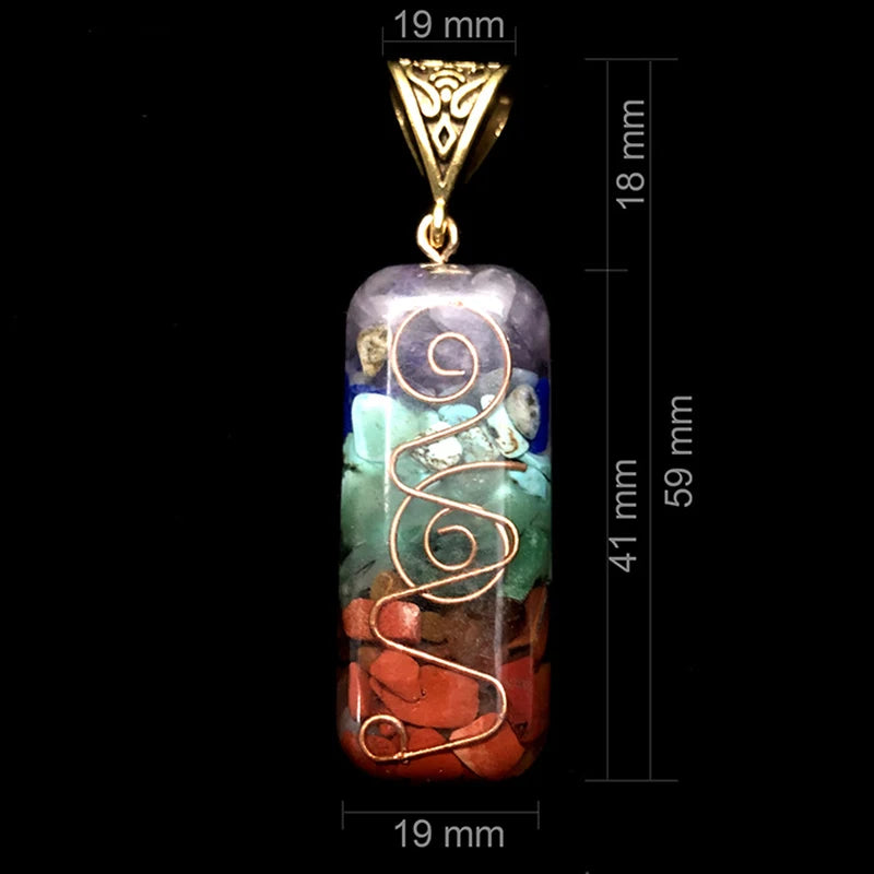 Orgone Crystals Pendant Necklace